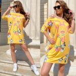 Rochie cu Garfield Aperoro Multicolora - imagine 117