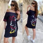 Rochie cu Garfield Aperoro Multicolora - imagine 64