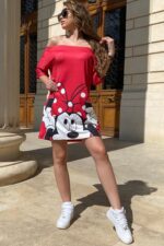 Rochie cu Garfield Aperoro Multicolora - imagine 90