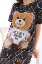 Rochie Lunga Plisata cu decolteu in v Asunta Alba cu flori multicolore - imagine 6