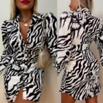Rochie Lunga Plisata cu decolteu in v Asunta Alba cu flori multicolore - imagine 19
