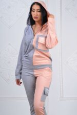 Rochie Scurta din Denim cu fermoar si lanturi la umeri Panisia - imagine 19