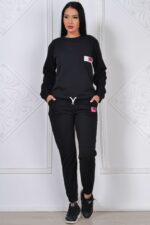 Rochie Scurta din Denim cu fermoar si lanturi la umeri Panisia - imagine 27