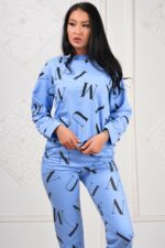 Rochie Scurta din Denim cu fermoar si lanturi la umeri Panisia - imagine 30