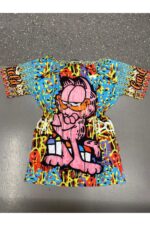 Rochie scurta cu Mickey Mouse Marlisa Neagra - imagine 5