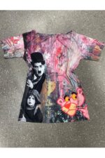 Rochie scurta cu Mickey Mouse Marlisa Neagra - imagine 10