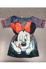 Rochie scurta cu Mickey Mouse Marlisa Neagra - imagine 32