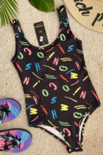 Rochie scurta cu Mickey Mouse Marlisa Neagra - imagine 39
