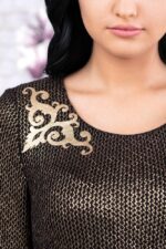Rochie Bimon Neagra - Marimi Mari - imagine 5