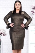 Rochie Bimon Neagra - Marimi Mari - imagine 2