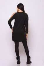 Compleu Tricotat format din pantalon si bluza cu imprimeu 3D Vogue Adelinda Bej - imagine 31