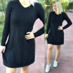 Rochie Tricotata Reina Neagra - imagine 3