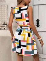 Rochie Scurta Blove Multicolora - imagine 2