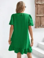 Rochie Scurta Emeralda Verde - imagine 2