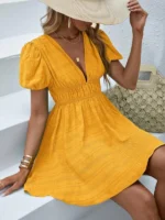 Rochie Scurta Taresa Multicolora - imagine 6
