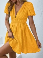Rochie Scurta Taresa Multicolora - imagine 9
