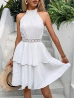 Rochie Scurta Cabria Alba - imagine 4
