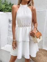 Rochie Scurta Cabria Alba - imagine 3