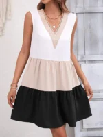Rochie Scurta Cifaria Multicolora - imagine 4