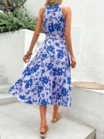 Rochie Midi Corina Bleu - imagine 2