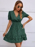 Rochie Scurta Taresa Multicolora - imagine 24