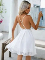 Rochie Scurta Dalila Alba - imagine 2