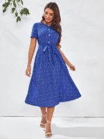 Rochie Scurta Taresa Multicolora - imagine 26