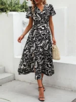 Rochie Scurta Taresa Multicolora - imagine 33