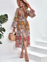 Rochie Scurta Taresa Multicolora - imagine 42