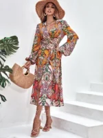 Rochie Scurta Taresa Multicolora - imagine 44