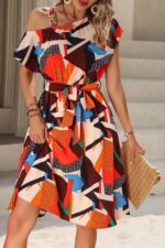 Rochie Scurta Lary Multicolora