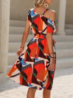 Rochie Scurta Lary Multicolora - imagine 2