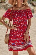 Rochie Scurta Taresa Multicolora - imagine 45