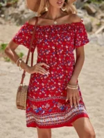 Rochie Scurta Taresa Multicolora - imagine 46