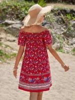 Rochie Scurta Taresa Multicolora - imagine 47
