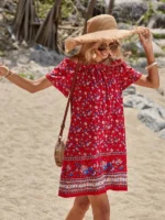 Rochie Scurta Taresa Multicolora - imagine 49