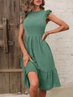 Rochie Midi Rumiana Verde - imagine 3