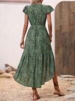 Rochie Midi Nalosia Verde - imagine 2