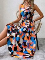 Rochie Midi Imala Multicolora - imagine 3
