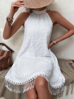 Rochie Scurta Lenna Alba - imagine 3