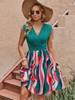 Rochie Scurta Marieta Turcoaz - imagine 3