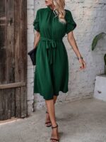 Rochie Midi Folma Verde - imagine 4
