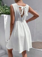 Rochie Scurta Rosalina Alba - imagine 2