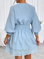 Rochie Scurta Pesoa Bleu - imagine 2