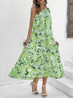 Rochie Midi Yuha Print Verde - imagine 4