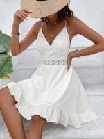 Rochie Scurta Torinas Alba - imagine 3