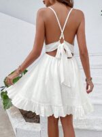 Rochie Scurta Torinas Alba - imagine 2