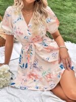 Rochie Scurta Doris Inflorata