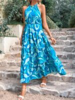 Rochie Midi Oblio Albastra - imagine 5