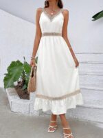 Rochie Midi Nevara Alba - imagine 3